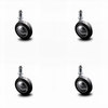 Service Caster 2.25 Inch Bright Chrome Soft Tread Ball Caster–7/16 Inch Grip Ring Stem, 4PK SCC-GR01S214-DCR-BC-71678-4